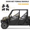 imageSAUTVS Plastic Door Net Female Buckle for Ranger XP 1000 900 Crew Front ampamp Rear Door Side Safety Net Fastener Base for Polaris Ranger Crew XP 1000 900 20162020 Accessories 4PCS Replace 5452506