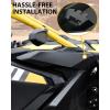 imageSAUTVS RH Front Cage Panel Side Gas Cap Cover for CanAm Maverick R MAX X RS 2024 Models Accessories Replace 705017028