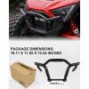 imageSAUTVS RZR PRO XP Front Bumper 20202025 Black Front Brush Guard Low Profile Bumper for Polaris RZR PRO XPXP 4 20202025 Accessories Replace OEM 2883746