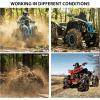 imageSAUTVS Raised Hood Vent for Can Am Renegade XMR Snorkel Kit Horn Hood Intake Air Relocation Extend Kit for CanAm Renegade X MR 570 1000R 2016 2017 2018 2019 2020 Accessories Replace OEM 705009685