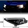 imageSAUTVS Ranger 570 SP Headlights Assembly LED Head Lights Front Lamps with HighLow Beams DRL Turn Signal Light for Polaris Ranger SP 570  Crew SP 570 2022 2023 2024 2025 Accessories One Pair