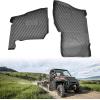 imageSAUTVS Rear Bumper ampamp Front Floor Mats Kit for Polaris Ranger XP 1000 Crew 1000 Diesel
