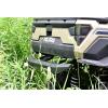 imageSAUTVS Rear Bumper ampamp Front Floor Mats Kit for Polaris Ranger XP 1000 Crew 1000 Diesel