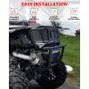 imageSAUTVS Rear Bumper for Honda Talon 1000 Combined Black Rear Brush Guard Protector Heavy Duty Bumper for Honda Talon 1000R 1000X 1000X4 20192025 Accessories