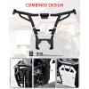 imageSAUTVS Rear Bumper for Polaris RZR Pro RR4 Combined Heavy Duty Black Rear Brush Guard Protector Low Profile Bumper Pre Runner Bumper for Polaris RZR Pro R R4 20222024 Accessories Replace 2884358