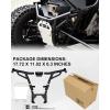 imageSAUTVS Rear Bumper for Polaris RZR Pro RR4 Combined Heavy Duty Black Rear Brush Guard Protector Low Profile Bumper Pre Runner Bumper for Polaris RZR Pro R R4 20222024 Accessories Replace 2884358