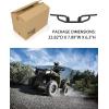 imageSAUTVS Rear Bumper for Polaris Sportsman 400 500 570 600 700 800 20022020 Heavy Duty Steel Rear Brush Guard Back Bumper Guard Protector Accessories
