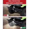 imageSAUTVS Rear Bumper with LED Light for Honda Pioneer 520 20212025 Black Steel DoubleTube Rear Brush Guard Protector with LED Accent Light for Honda Pioneer 520 Accessories
