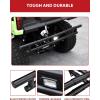 imageSAUTVS Rear Bumper with LED Light for Honda Pioneer 520 20212025 Black Steel DoubleTube Rear Brush Guard Protector with LED Accent Light for Honda Pioneer 520 Accessories