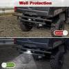 imageSAUTVS Rear Bumper with Light for Polaris Ranger 570 Midsize 1421 Rear Brush Guard with LED Accent Light for Polaris Ranger MidSize 400 500 570 800 EV ETX 20102021 Accessories