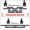 imageSAUTVS Rear Bumper with Light for Polaris Ranger XP 900 1000 Heavy Duty Rear Brush Guard Bumper with LED Accent Light for Polaris Ranger XP 900 20132019 Ranger XP 1000 20182025 Accessories