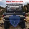 imageSAUTVS Rear Bumper with Light for Polaris Ranger XP 900 1000 Heavy Duty Rear Brush Guard Bumper with LED Accent Light for Polaris Ranger XP 900 20132019 Ranger XP 1000 20182025 Accessories