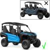 imageSAUTVS Rear Door Pockets for Yamaha RMAX 4 1000 Interior Rear Door Pockets Storage for Yamaha Wolverine RMAX4 1000 COMPACT 20212025 Accessories 2PCS