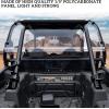 imageSAUTVS Rear Full Windshield for Polaris RZR XP 4 1000 1923 Clear Rear Full Windshield Hard Coat Polycarbonate 250x Stronger Than Glass for Polaris RZR XP 4 1000 Turbo 20192023 Accessories4 doors