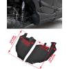imageSAUTVS Rear Mud Guards Mud Flaps Extension for Honda Talon 1000 Rear Mudguard Protection Panels Fender Flares for Honda Talon 1000X 1000R 1000X4 20192025 Accessories 2PCS