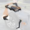 imageSAUTVS Rear Passenger Seat with Foot Pegs for Ryker 2Up Passenger Soft Seat with Grab Handles Foot Pedals for Can Am Ryker All Models Accessories Replace 219400842 MAX Mount 219400800 Required