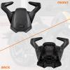 imageSAUTVS Rear Passenger Seat with Foot Pegs for Ryker 2Up Passenger Soft Seat with Grab Handles Foot Pedals for Can Am Ryker All Models Accessories Replace 219400842 MAX Mount 219400800 Required