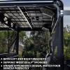 imageSAUTVS Rear Roof Speakers Pods Enclosures Holders with Left ampamp Right Brackets for Polaris Ranger XP 1000 Crew XP 1000 20192020 Accessories Support 65quot Speakers Replace 5454646 5265150 5265149