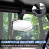 imageSAUTVS Rear View Center Mirror for Kawasaki Teryx KRX 1000 Mule PRO SX Rearview Mirror Fit 15quot1875quot Roll Bar Cage Accessories Replace OEM 999941175