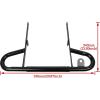 imageSAUTVS Rear Wide Grab Bar Bumper Assembly Kit for Yamaha Raptor 700 20062024 Black Aluminum Rear Bumper Compatible with Yamaha Raptor 700  700R 20062024 Accessories