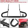 imageSAUTVS Rear Wide Grab Bar Bumper Assembly Kit for Yamaha Raptor 700 20062024 Black Aluminum Rear Bumper Compatible with Yamaha Raptor 700  700R 20062024 Accessories