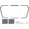 imageSAUTVS Rear Windshield for Kawasaki Teryx KRX 1000 2024 Heavy Duty Full Clear Combined Back Windshield Window Full Rear Windscreen for Kawasaki Teryx KRX 1000 20202025 Accessories