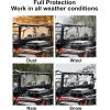 imageSAUTVS Rear Windshield for Polaris General 1000XP 10004 20162025 Accessories Rear Full Windshield Window Lock Panel Kit Replace 2881112