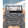 imageSAUTVS Rear Windshield for Polaris General 1000XP 10004 20162025 Accessories Rear Full Windshield Window Lock Panel Kit Replace 2881112
