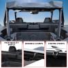 imageSAUTVS Rear Windshield for Polaris RZR XP 1000 XP4 1000 2024 2025 Accessories Lightly Waterproof Durable Rear Window Back Window