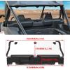imageSAUTVS Rear Windshield for Polaris RZR XP 1000 XP4 1000 2024 2025 Accessories Lightly Waterproof Durable Rear Window Back Window