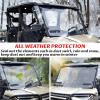 imageSAUTVS Rear ampamp Front Windshields for Ranger 1000XP 1000 1725 Clear Front and Rear Poly Full Windshields Windows for Polaris Ranger XP 1000Ranger 1000XP 900DieselCrew 20172025 Accessories