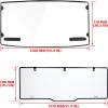 imageSAUTVS Rear ampamp Front Windshields for Ranger 1000XP 1000 1725 Clear Front and Rear Poly Full Windshields Windows for Polaris Ranger XP 1000Ranger 1000XP 900DieselCrew 20172025 Accessories