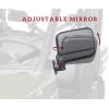 imageSAUTVS Rearview Side Mirrors for Polaris Ranger 500 570 900 Adjustable Folding Side View Mirrors for Polaris Ranger 500 570 XP 900 20142022 Accessories 2PCS