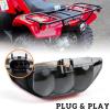 imageSAUTVS Red LED Tail Light Assembly for Honda Pioneer 500 Rear Brake Stop Light Tail Lamp for Honda TRX250 300 400EX 400X 500 700XX MUV700 20052024 Accessories 1PCS Replace 33700HN1A71
