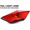 imageSAUTVS Red Tail Light Housing for CanAm Outlander 0823 Rear Brake Stop Lamp Taillight Lense Cover for Can Am Outlander Max 400 500 650 800 20082023 Accessories 1PCS Replace 710001203