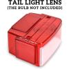 imageSAUTVS Red Tail Light Housing for Kawasaki Mule Tail Lamp Lens for Kawasaki Mule 19902020 Accessories 1PC Replace 230261019
