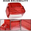 imageSAUTVS Red Tail Light Housing for Kawasaki Mule Tail Lamp Lens for Kawasaki Mule 19902020 Accessories 1PC Replace 230261019