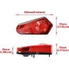 imageSAUTVS Red Tail Lights Housing for Polaris Sportsman RZR ACE 0525 Rear Brake Stop Lamp Lense Cover for Polaris Sportsman 450 500 800 RZR ACE 20052025 Accessories 2PCS Replace 2411153 ampamp 2411154