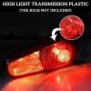 imageSAUTVS Red Tail Lights Housing for Polaris Sportsman RZR ACE 0525 Rear Brake Stop Lamp Lense Cover for Polaris Sportsman 450 500 800 RZR ACE 20052025 Accessories 2PCS Replace 2411153 ampamp 2411154