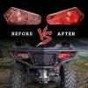 imageSAUTVS Red Tail Lights Housing for Polaris Sportsman RZR ACE 0525 Rear Brake Stop Lamp Lense Cover for Polaris Sportsman 450 500 800 RZR ACE 20052025 Accessories 2PCS Replace 2411153 ampamp 2411154