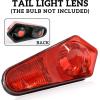 imageSAUTVS Red Tail Lights Housing for Polaris Sportsman RZR ACE 0525 Rear Brake Stop Lamp Lense Cover for Polaris Sportsman 450 500 800 RZR ACE 20052025 Accessories 2PCS Replace 2411153 ampamp 2411154