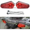 imageSAUTVS Red Tail Lights Housing for Polaris Sportsman RZR ACE 0525 Rear Brake Stop Lamp Lense Cover for Polaris Sportsman 450 500 800 RZR ACE 20052025 Accessories 2PCS Replace 2411153 ampamp 2411154