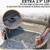imageSAUTVS Rubber Bed Mat Liner for General 1000 20162025 TPE Rear Cargo Bed Mat All Weather Protector Slush Liner for Polaris General 1000  General XP 1000 20162025 Accessories Replace 2881933