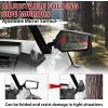 imageSAUTVS Side Mirrors Rearview Mirror Kit for Polaris RZR 900 Trail Folding Side Mirrors Center Convex Rear view Mirror for Polaris RZR Trail S 900 1000 Premium Ultimate 20212023 Accessories