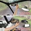 imageSAUTVS Side Mirrors Rearview Mirror Kit for Polaris RZR 900 Trail Folding Side Mirrors Center Convex Rear view Mirror for Polaris RZR Trail S 900 1000 Premium Ultimate 20212023 Accessories
