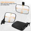imageSAUTVS Side Mirrors Rearview Mirror Kit for Polaris Ranger XP 1000 Ranger 1000 Folding Side Mirrors Center Convex Rear View Mirror for Polaris Ranger XP 1000 Ranger 1000Crew 20182025 Accessories