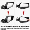 imageSAUTVS Side Mirrors for Honda Pioneer 1000 20162025 Adjustable Rearview Mirrors Folding Clear Rear View Side Mirrors for Honda Pioneer 1000 20162025 Accessories 2PCS Replace OEM 0SV05HL4202