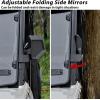 imageSAUTVS Side Mirrors for Polaris Ranger XP 1000 Ranger 1000 Adjustable Folding Rearview Side Mirrors for Polaris Ranger XP 1000 Ranger 1000 Crew 570 Midsize 570 SP 20182024 Accessories2PCS