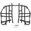 imageSAUTVS Side Step Nerf Bars Rock Sliders for Yamaha Raptor 700 700R 20062025 Combined Foot Guard Pegs with Black Webbing Nets Protective OffRoad Accessories