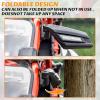 imageSAUTVS Side View Mirrors with Light for Can Am Maverick X3 Adjustable Folding Rear View Side Mirrors with LED Turn Signal Lights for Can Am Maverick X3 MAX DS RS Turbo R 20172025 Accessories